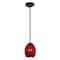 Access Lighting Brandy FireBird, Pendant, Oil Rubbed Bronze Finish, Red Sky Glass 28023-1R-ORB/RUSKY - alternate 1